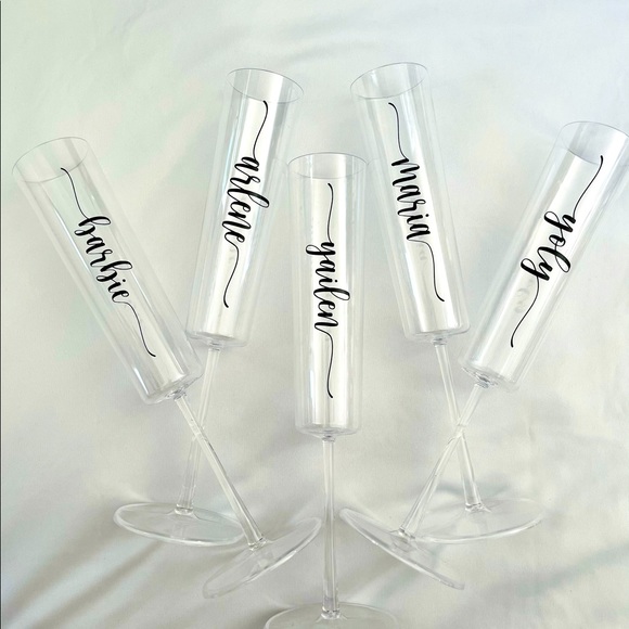 Custom Champagne Flutes